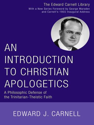cover image of An Introduction to Christian Apologetics
